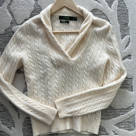 Lauren Ralph Lauren Cashmere Women sweater size L - Picture 6 of 6